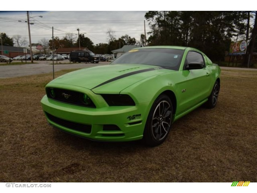 2014 Mustang GT Coupe - Gotta Have it Green / Charcoal Black photo #1