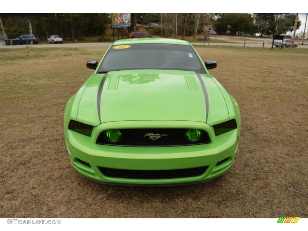 2014 Mustang GT Coupe - Gotta Have it Green / Charcoal Black photo #3