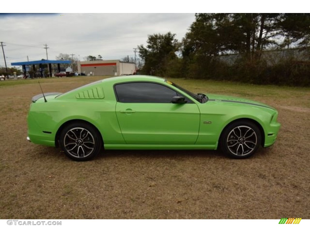 2014 Mustang GT Coupe - Gotta Have it Green / Charcoal Black photo #5