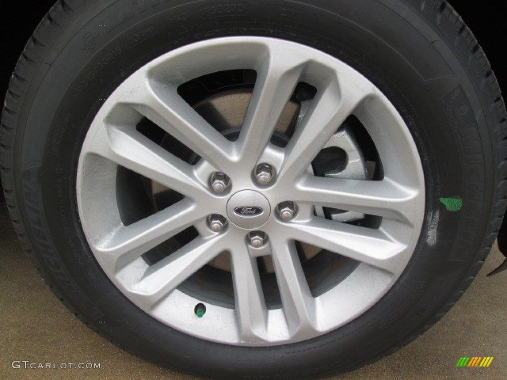 2015 Explorer FWD - Oxford White / Medium Light Stone photo #3