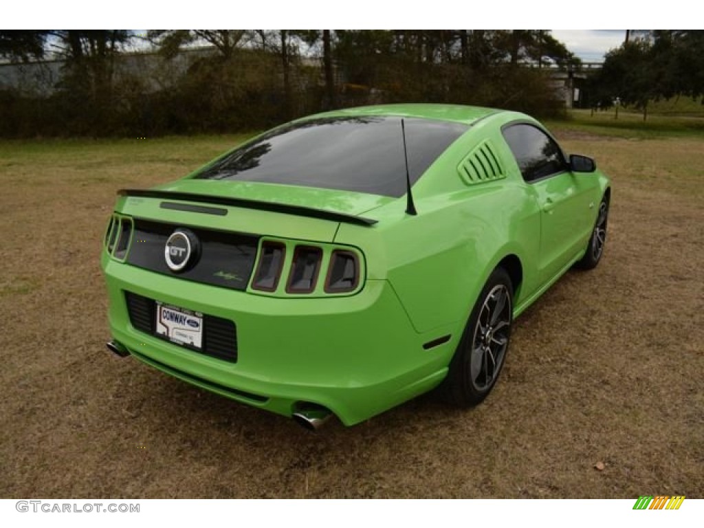 2014 Mustang GT Coupe - Gotta Have it Green / Charcoal Black photo #6