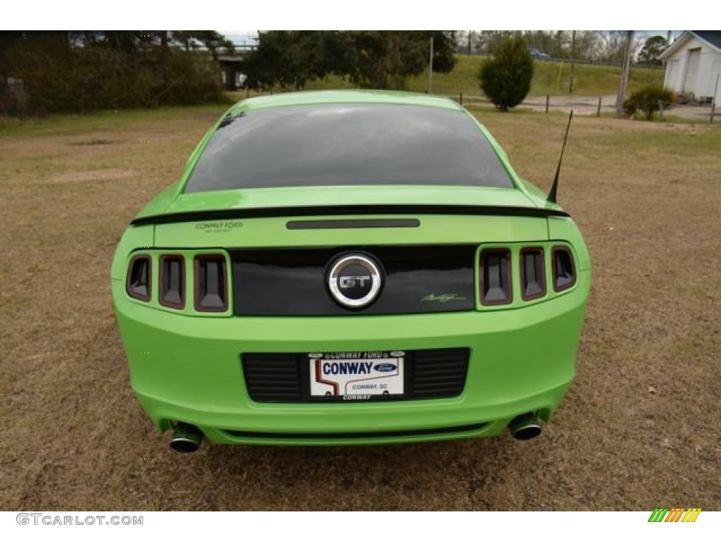 2014 Mustang GT Coupe - Gotta Have it Green / Charcoal Black photo #7