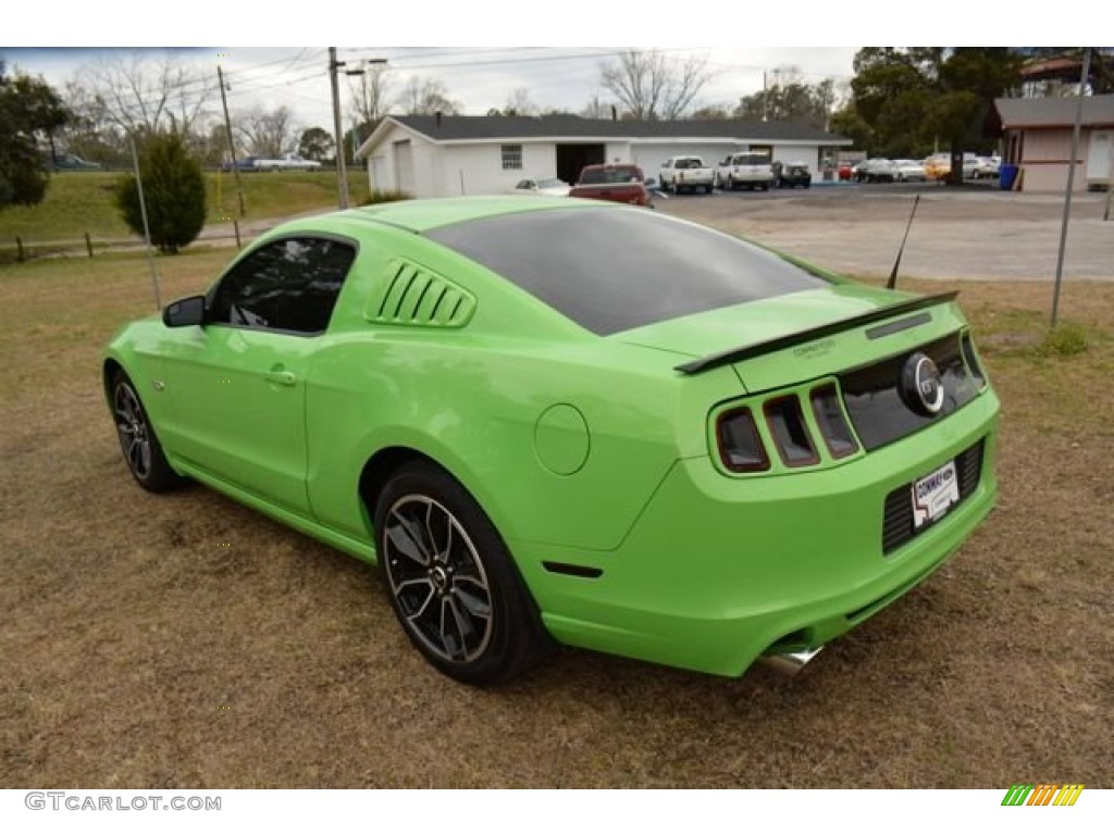 2014 Mustang GT Coupe - Gotta Have it Green / Charcoal Black photo #9