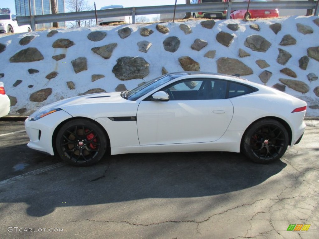 Polaris White 2015 Jaguar F-TYPE S Coupe Exterior Photo #102157409