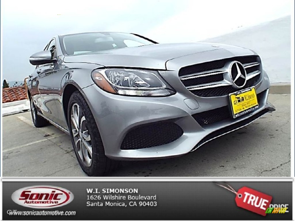 2015 C 300 - Paladium Silver Metallic / Black photo #1