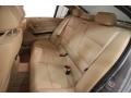 2011 BMW 3 Series Beige Dakota Leather Interior Rear Seat Photo