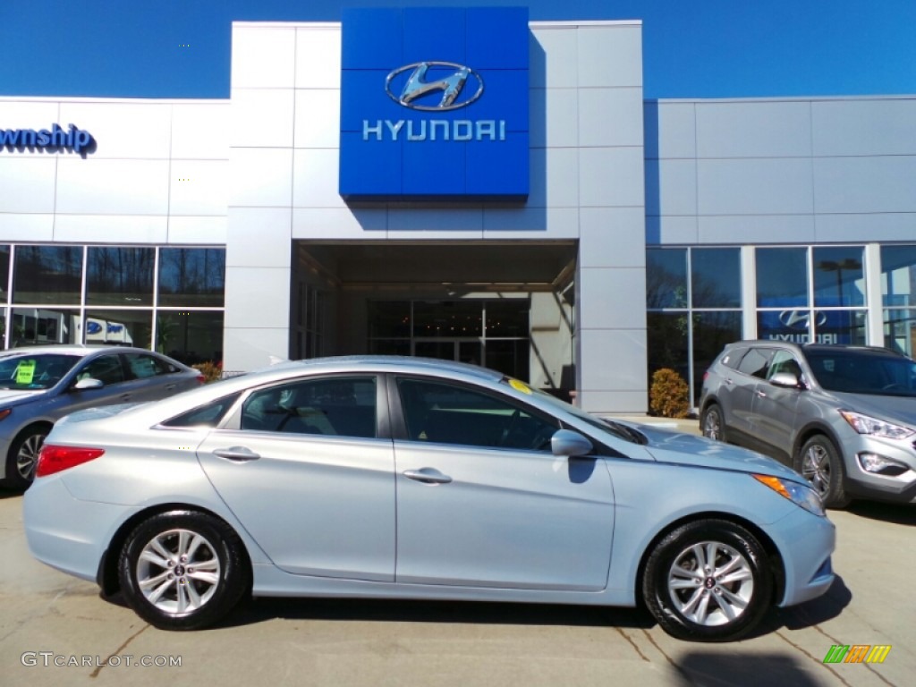 2012 Sonata GLS - Iridescent Silver Blue Pearl / Gray photo #1