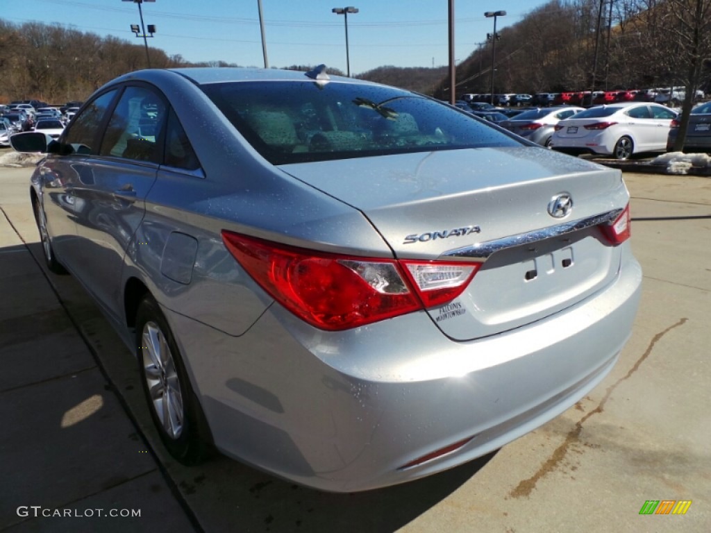 2012 Sonata GLS - Iridescent Silver Blue Pearl / Gray photo #4