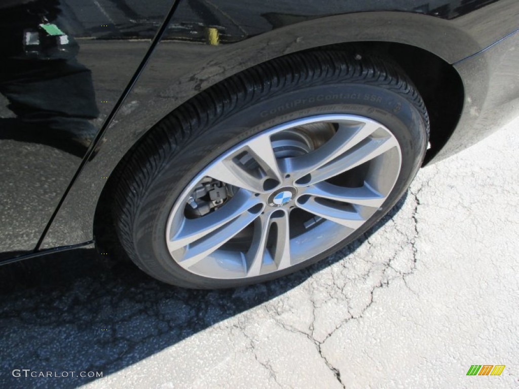 2015 3 Series 335i xDrive Sedan - Black Sapphire Metallic / Black photo #3