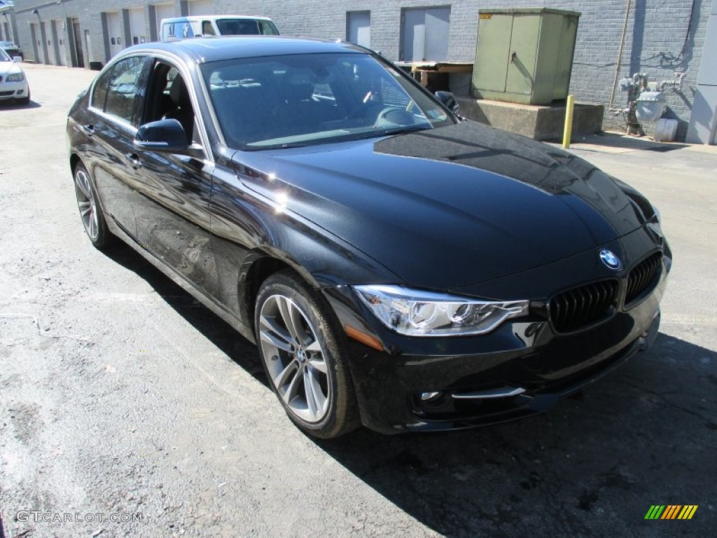 2015 3 Series 335i xDrive Sedan - Black Sapphire Metallic / Black photo #8