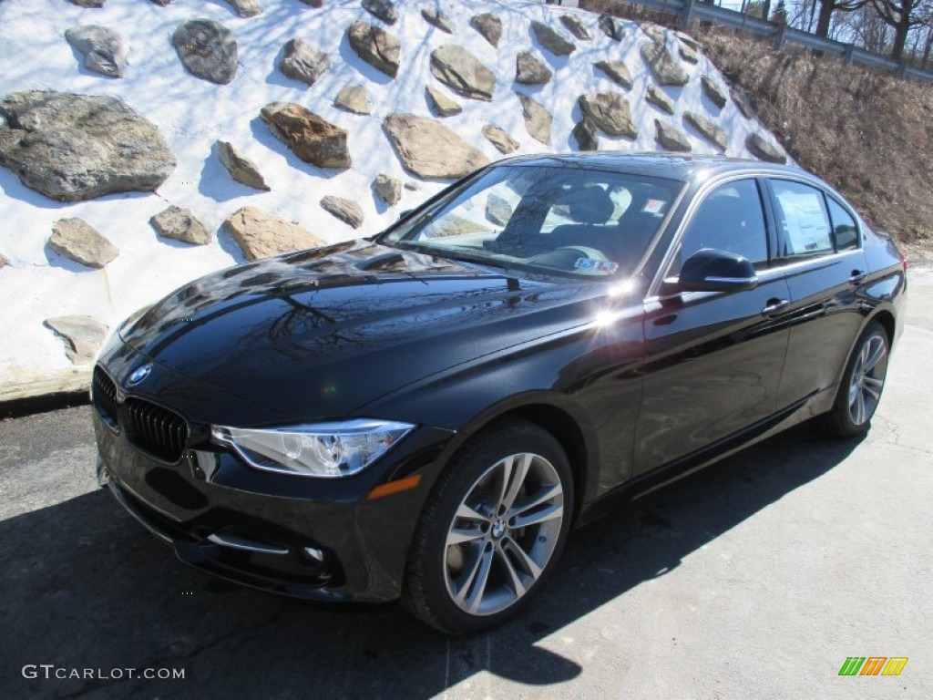 2015 3 Series 335i xDrive Sedan - Black Sapphire Metallic / Black photo #10