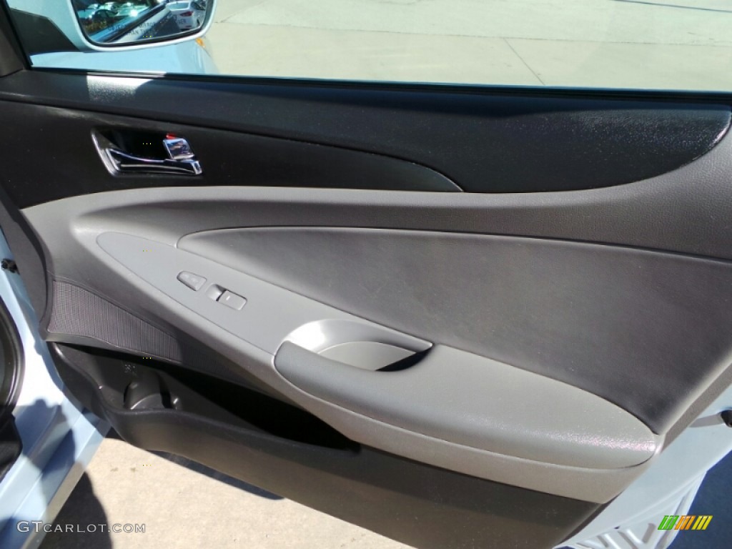 2012 Sonata GLS - Iridescent Silver Blue Pearl / Gray photo #12