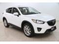 2013 Crystal White Pearl Mica Mazda CX-5 Grand Touring AWD  photo #1