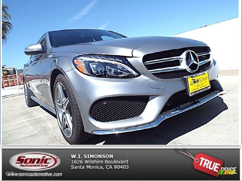 2015 C 300 - Iridium Silver Metallic / Black photo #1