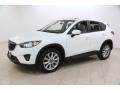 Crystal White Pearl Mica 2013 Mazda CX-5 Grand Touring AWD Exterior