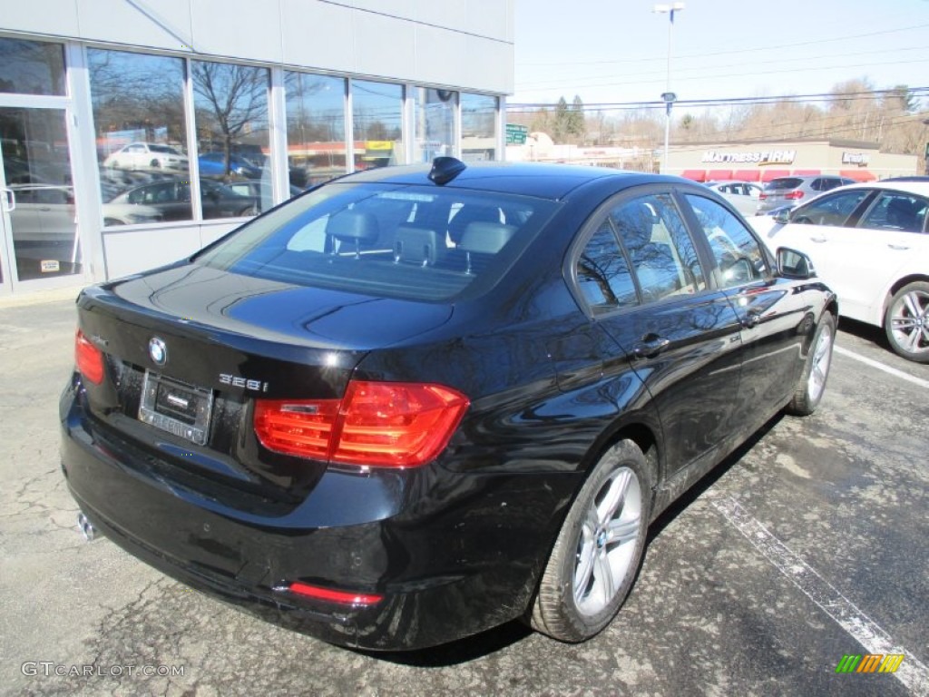 2015 3 Series 328i xDrive Sedan - Jet Black / Black photo #7