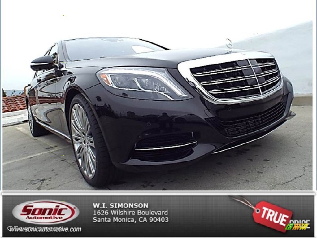 2015 S 600 Sedan - Black / Black photo #1