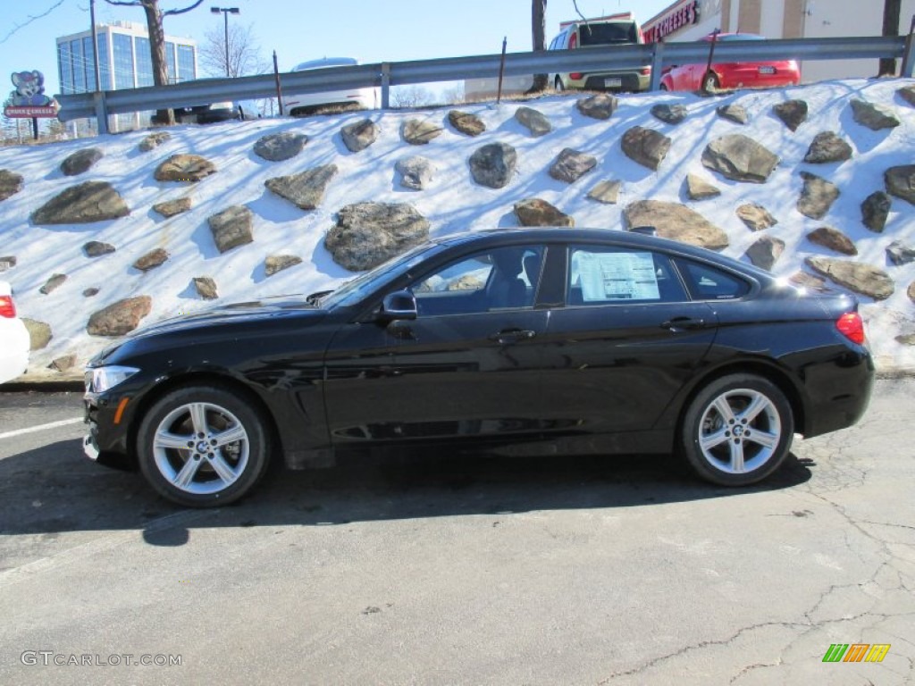 Jet Black 2015 BMW 4 Series 428i xDrive Gran Coupe Exterior Photo #102161579