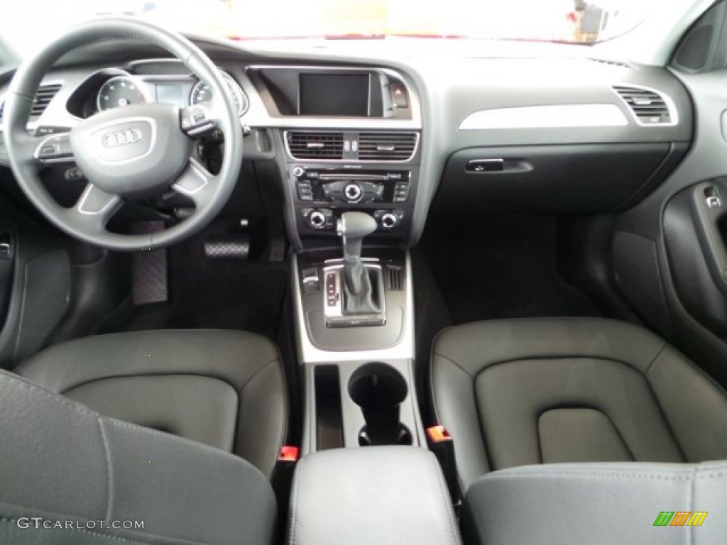 Black Interior 2015 Audi A4 2.0T Premium quattro Photo #102162275