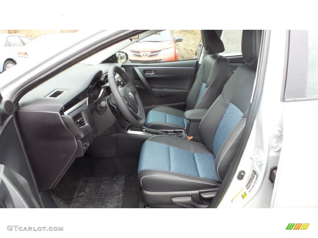 S Steel Blue Interior 2015 Toyota Corolla S Plus Photo #102164594