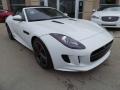 Polaris White 2015 Jaguar F-TYPE V8 S Convertible Exterior