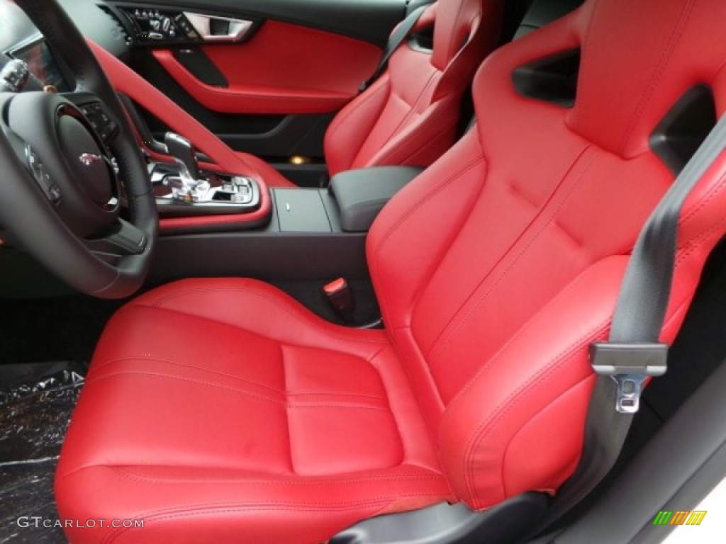 2015 Jaguar F-TYPE V8 S Convertible Front Seat Photo #102166799