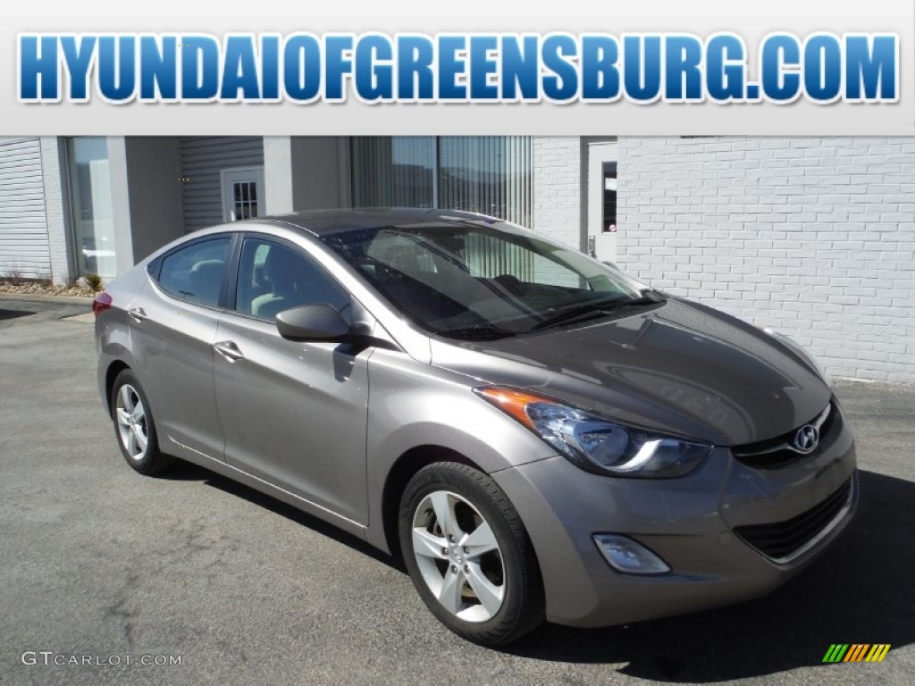 2012 Elantra GLS - Desert Bronze / Beige photo #1