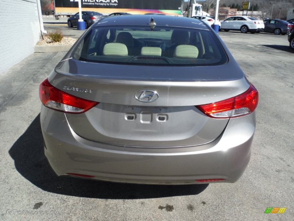 2012 Elantra GLS - Desert Bronze / Beige photo #8