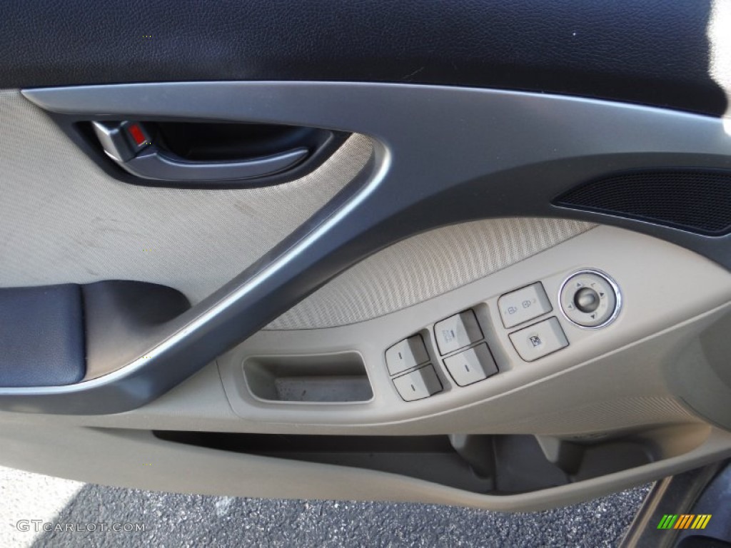 2012 Elantra GLS - Desert Bronze / Beige photo #10