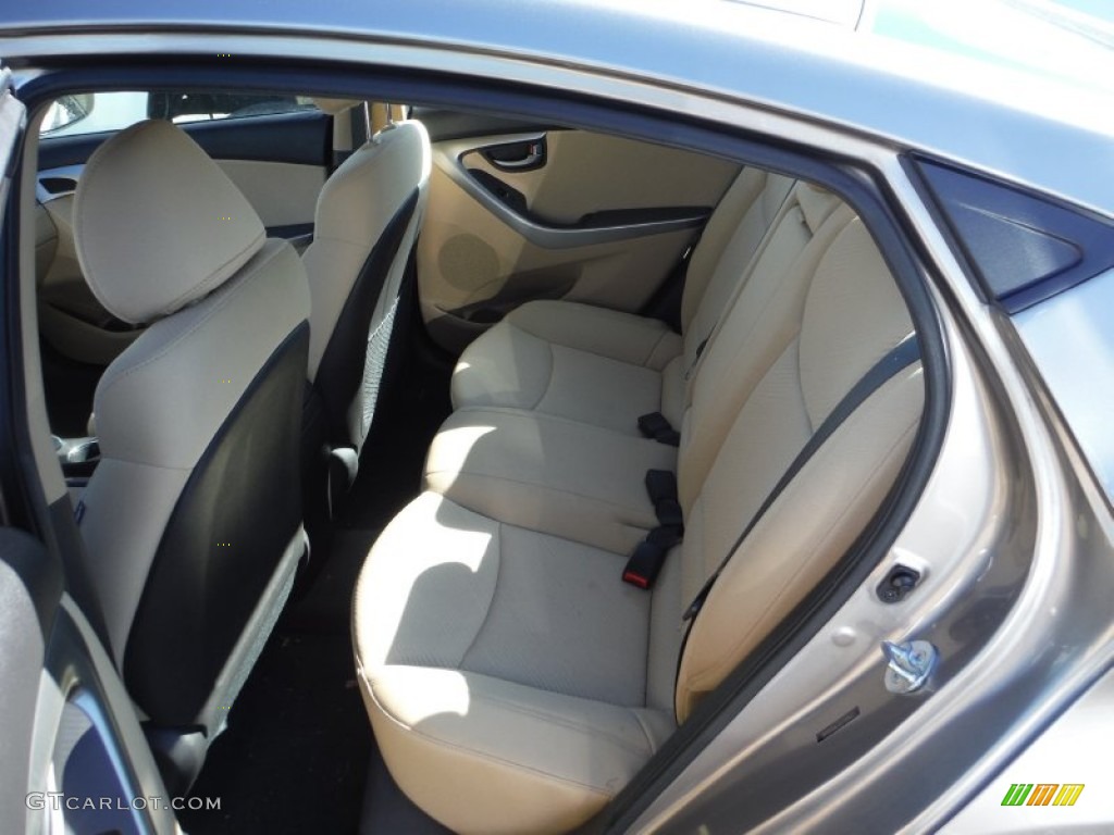2012 Elantra GLS - Desert Bronze / Beige photo #13