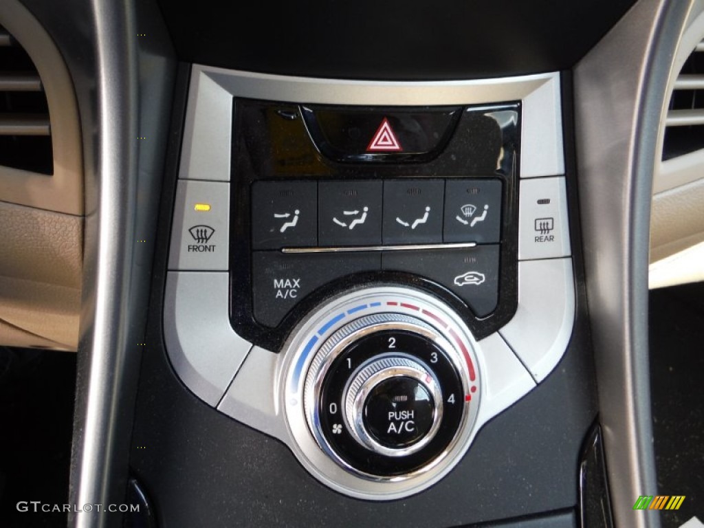 2012 Elantra GLS - Desert Bronze / Beige photo #17
