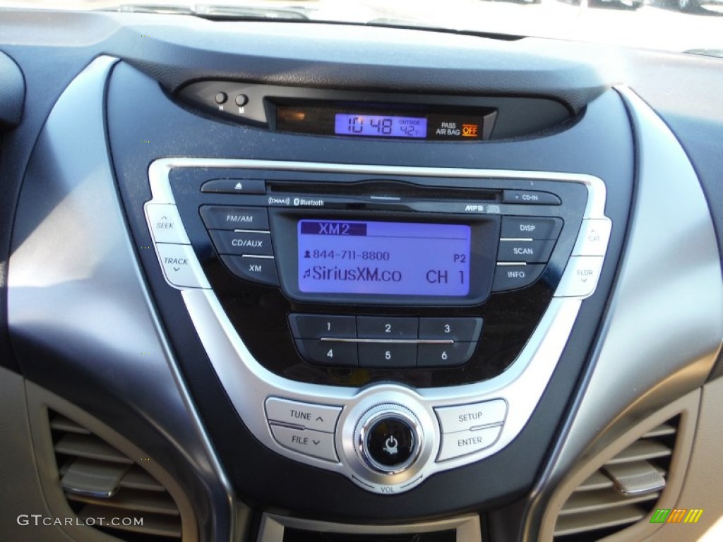2012 Elantra GLS - Desert Bronze / Beige photo #20