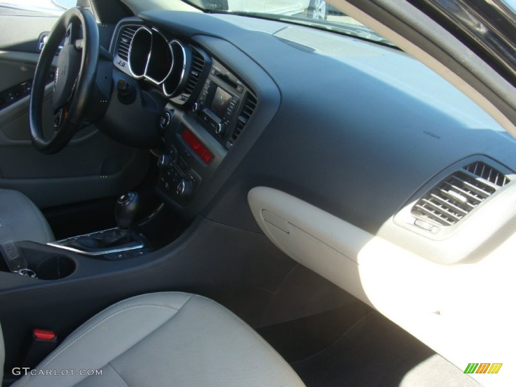 2012 Optima EX - Ebony Black / Beige photo #26