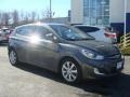 2012 Cyclone Gray Hyundai Accent SE 5 Door  photo #1