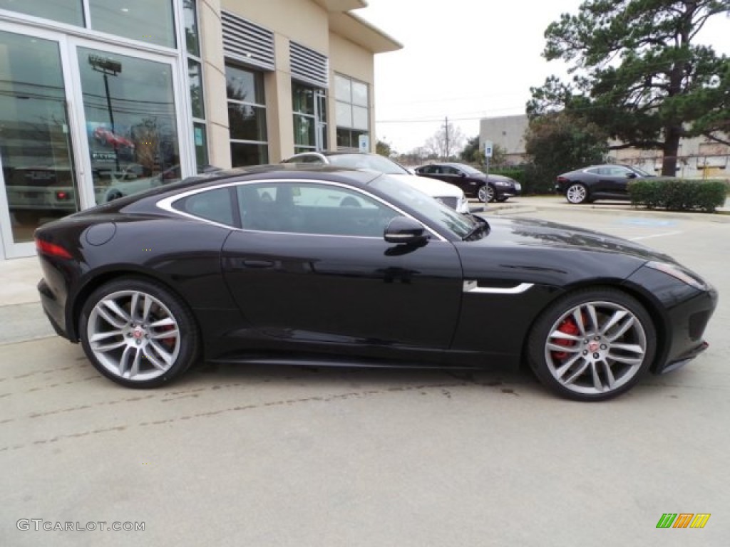 Ultimate Black Metallic 2015 Jaguar F-TYPE R Coupe Exterior Photo #102167938