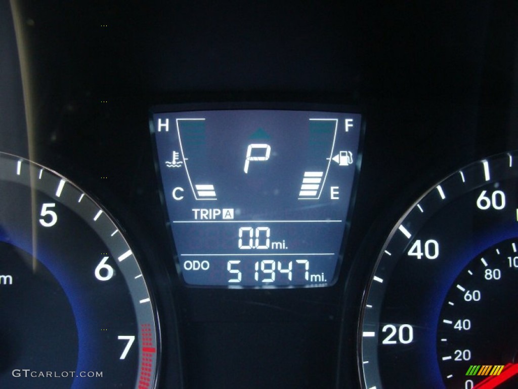 2012 Accent SE 5 Door - Cyclone Gray / Black photo #13