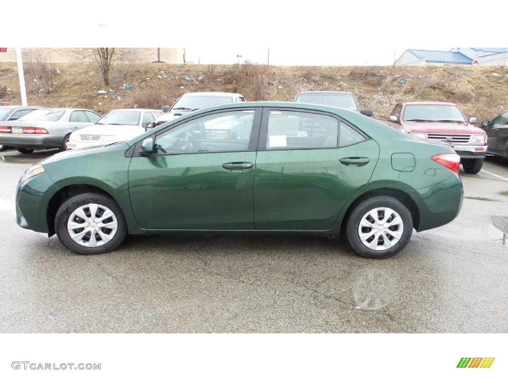 2015 Corolla LE Eco - 4Evergreen Mica / Ash photo #1