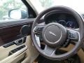 2015 Jaguar XJ Cashew/Truffle Interior Steering Wheel Photo