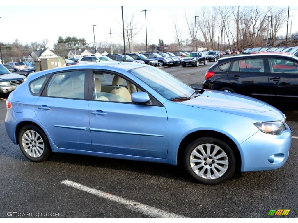 2011 Impreza 2.5i Premium Wagon - Sky Blue Pearl / Ivory photo #4