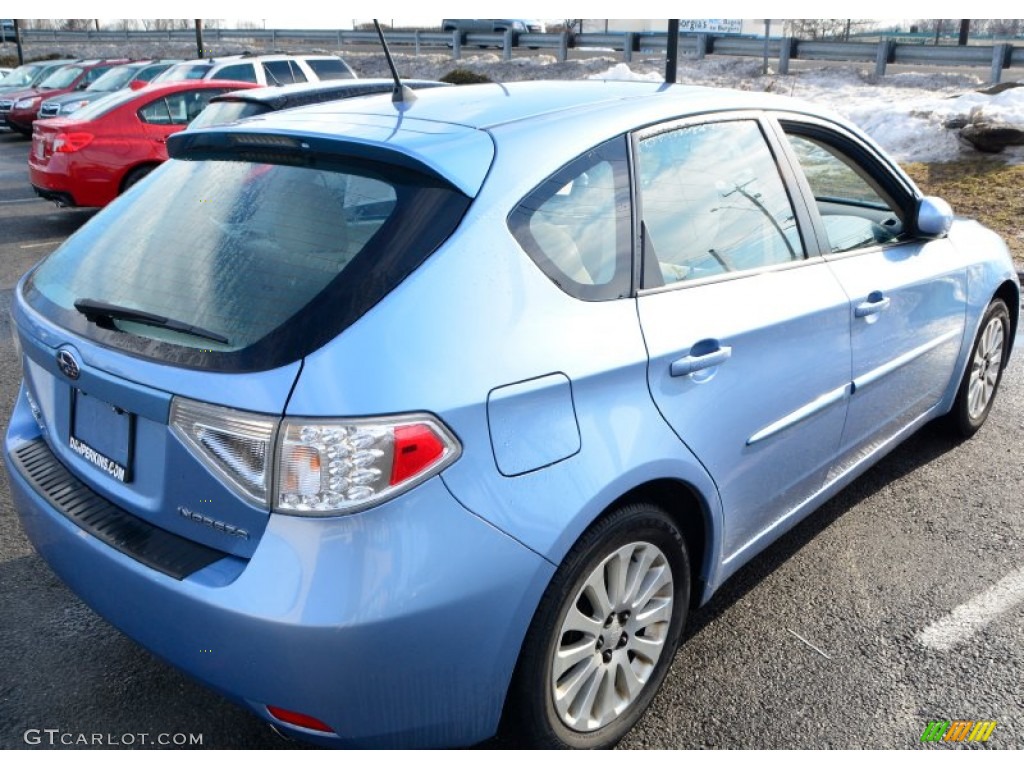 2011 Impreza 2.5i Premium Wagon - Sky Blue Pearl / Ivory photo #6