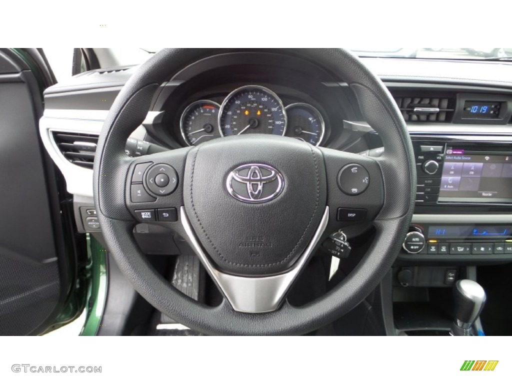 2015 Toyota Corolla LE Eco Ash Steering Wheel Photo #102169004