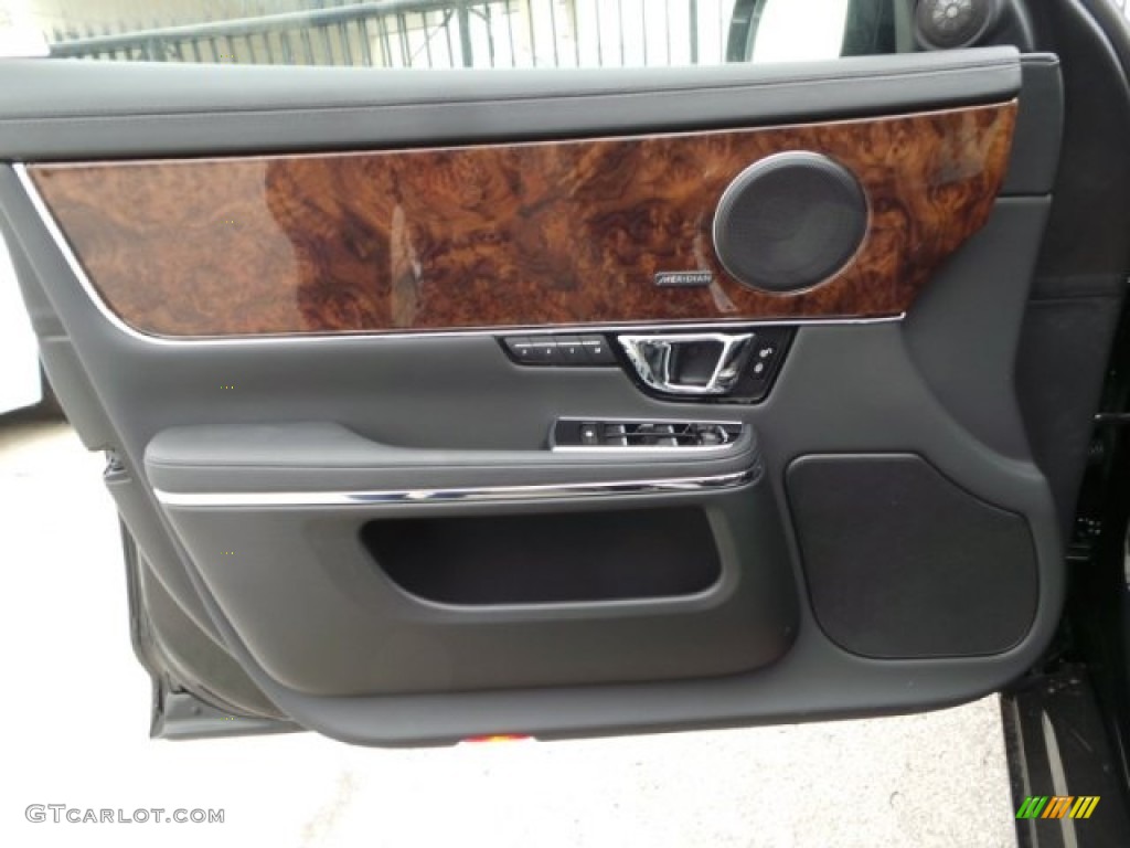 2015 Jaguar XJ XJ Jet/Jet Door Panel Photo #102169142