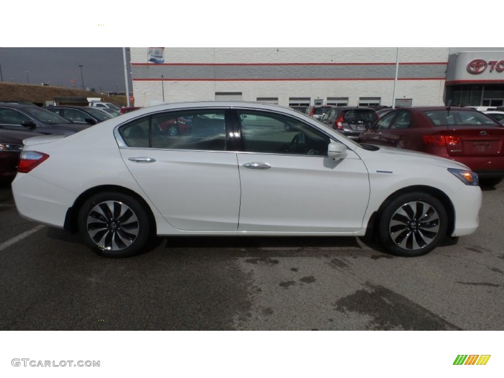 White Orchid Pearl 2015 Honda Accord Hybrid Touring Sedan Exterior Photo #102170051