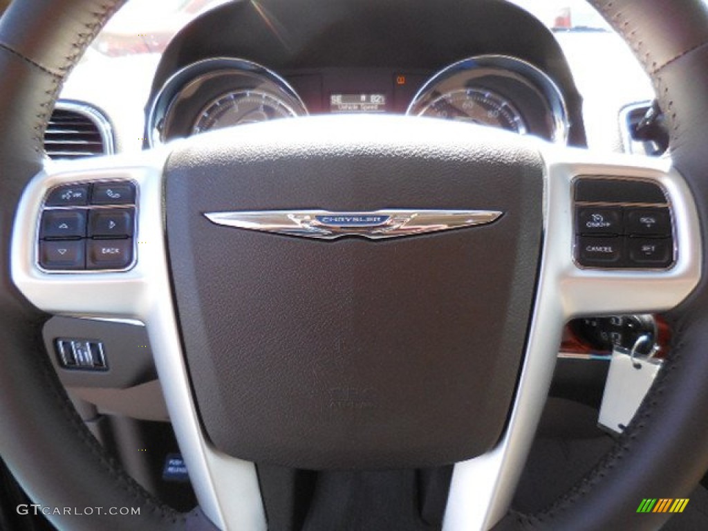 2014 Town & Country Touring - True Blue Pearl / Dark Frost Beige/Medium Frost Beige photo #24