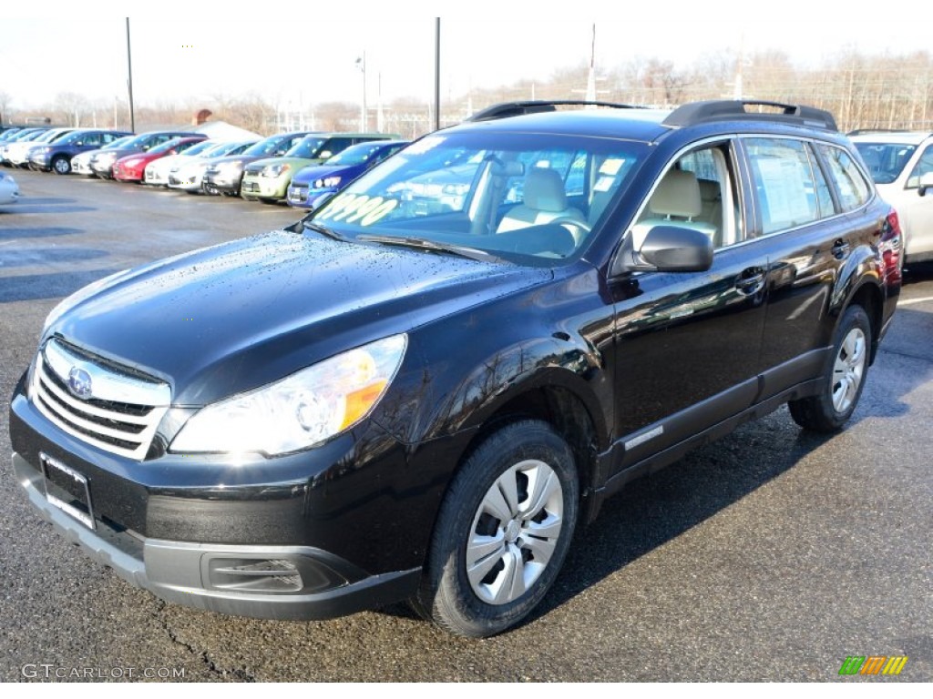 Crystal Black Silica 2011 Subaru Outback 2.5i Wagon Exterior Photo #102171053