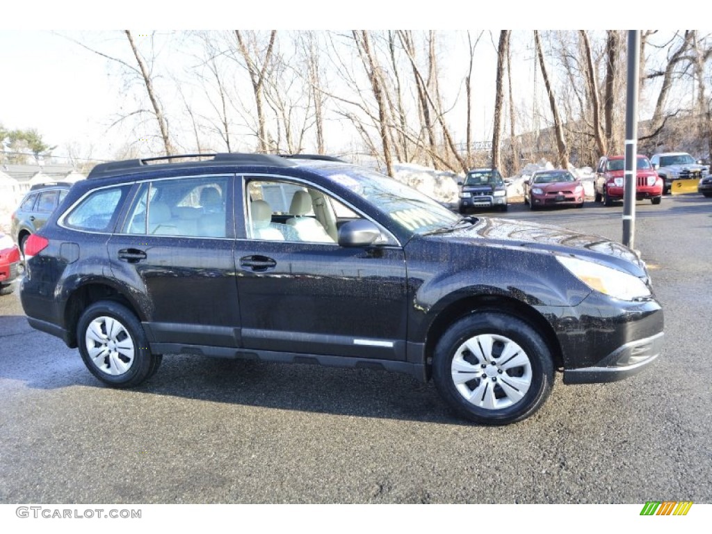 2011 Outback 2.5i Wagon - Crystal Black Silica / Warm Ivory photo #4