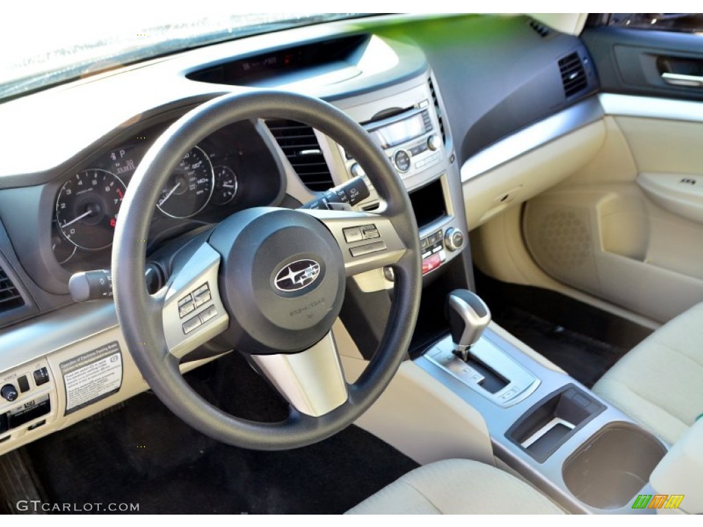 2011 Outback 2.5i Wagon - Crystal Black Silica / Warm Ivory photo #5