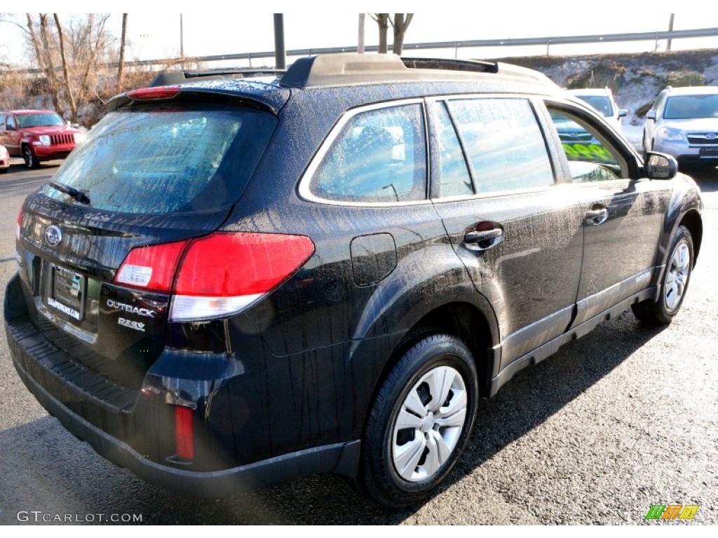 2011 Outback 2.5i Wagon - Crystal Black Silica / Warm Ivory photo #6