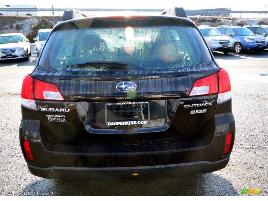 2011 Outback 2.5i Wagon - Crystal Black Silica / Warm Ivory photo #7