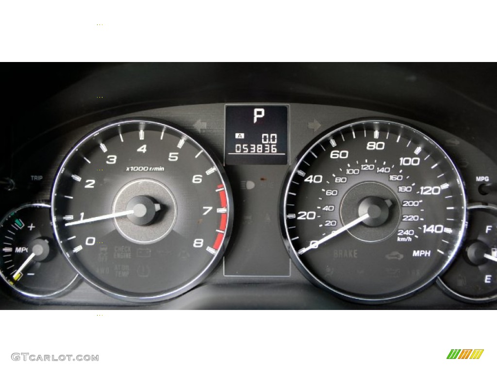 2011 Outback 2.5i Wagon - Crystal Black Silica / Warm Ivory photo #15
